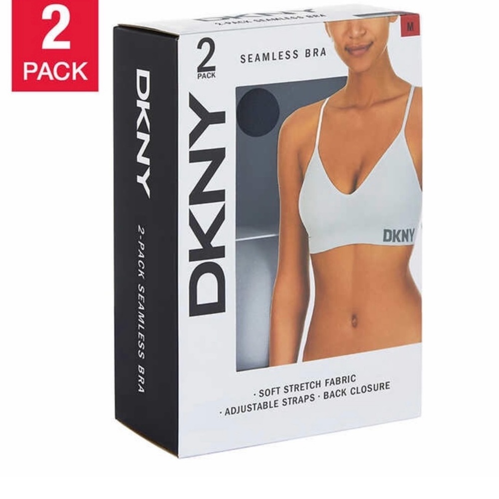 DKNY Ladies’ Seamless Bra, 2-pack